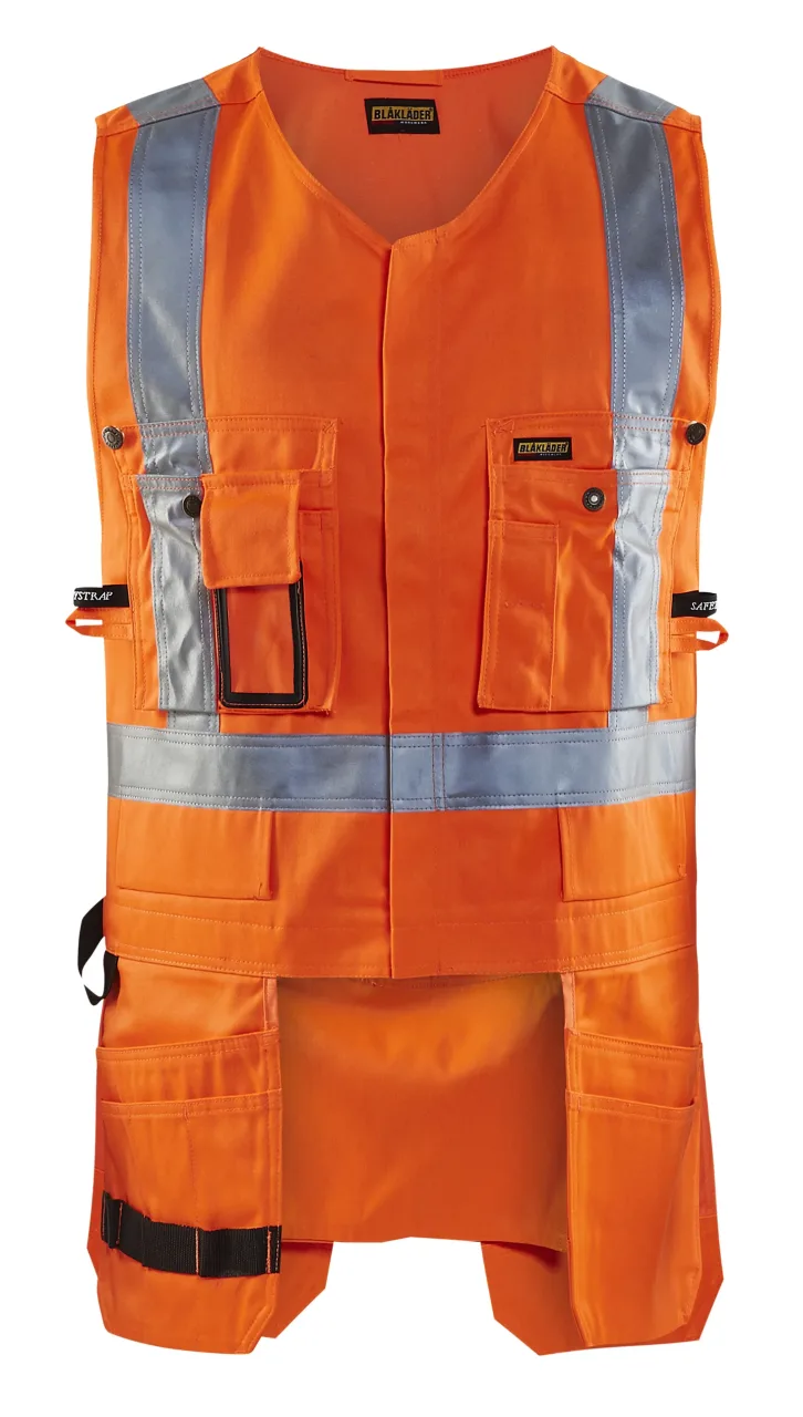 Gilet porte-outils haute-visibilité