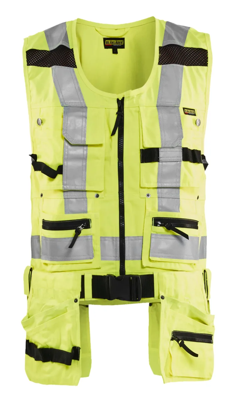Gilet porte-outil haute-visibilité