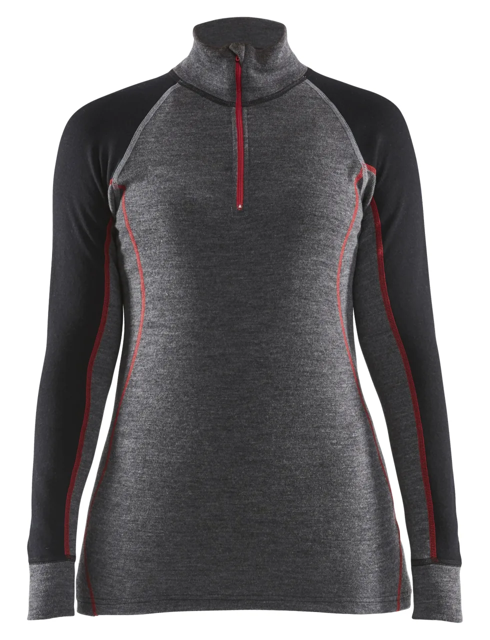 Haut de sous-vêtements col camionneur en laine merinos XWARM femme
