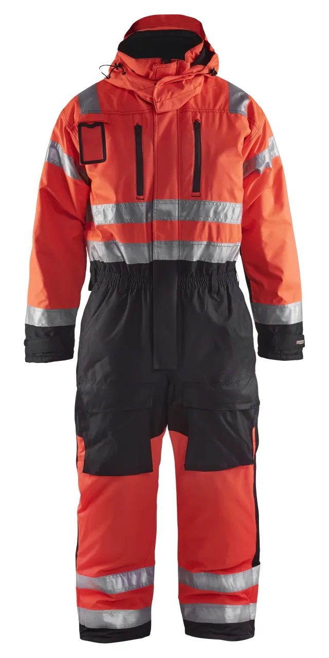 Combinaison hiver manches longues haute-visibilité