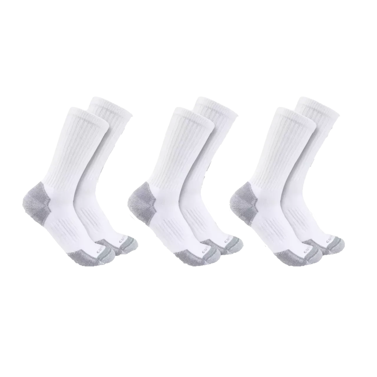 Midweight Cotton Blend Crew Sock 3 Pair