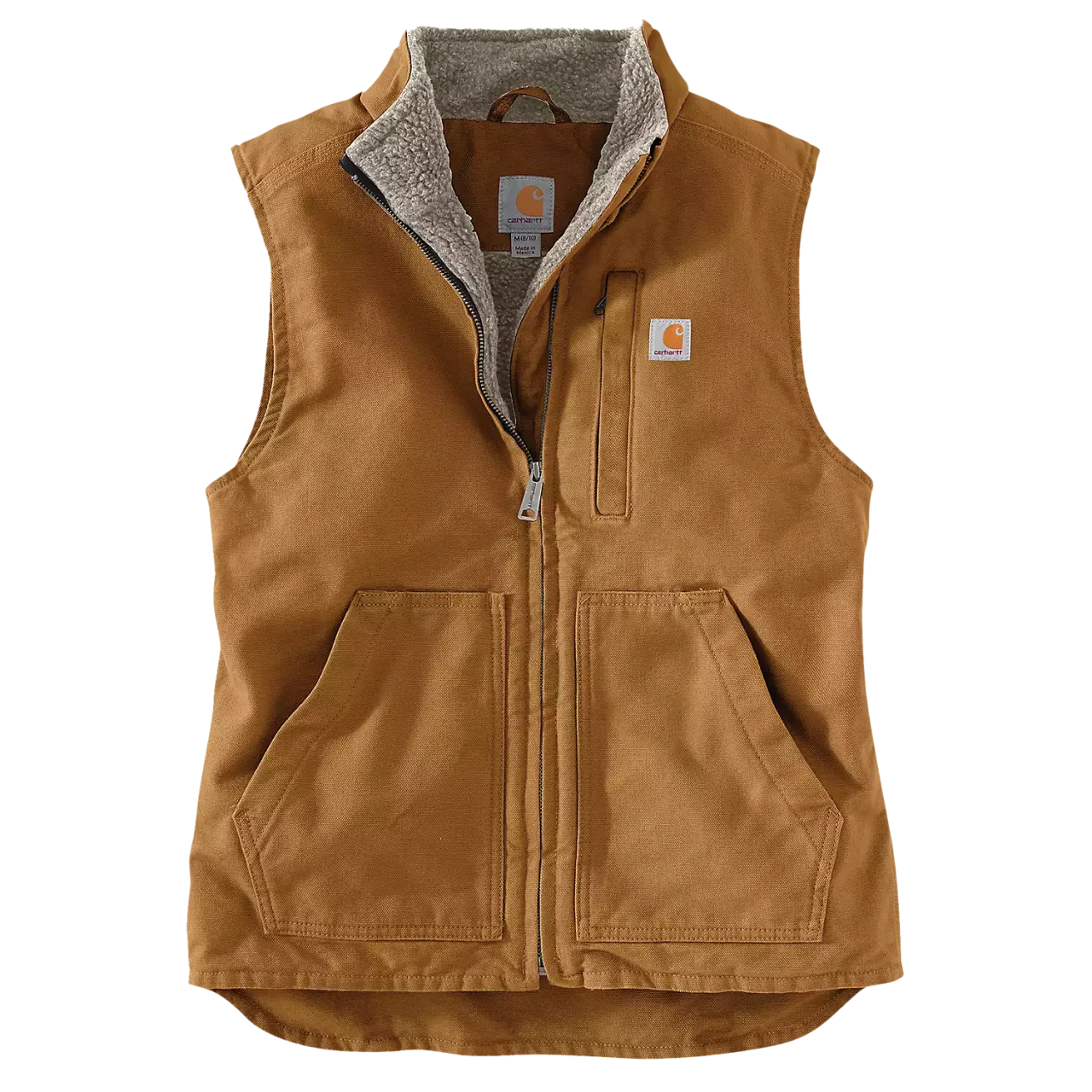 Washed Duck Mock Neck Vest