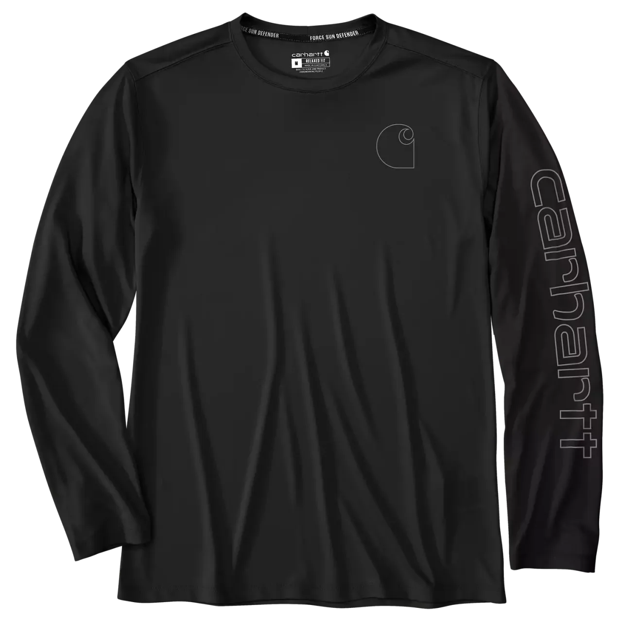 Carhartt Force Sun Defender™ Relaxed LS Logo T-Shirt