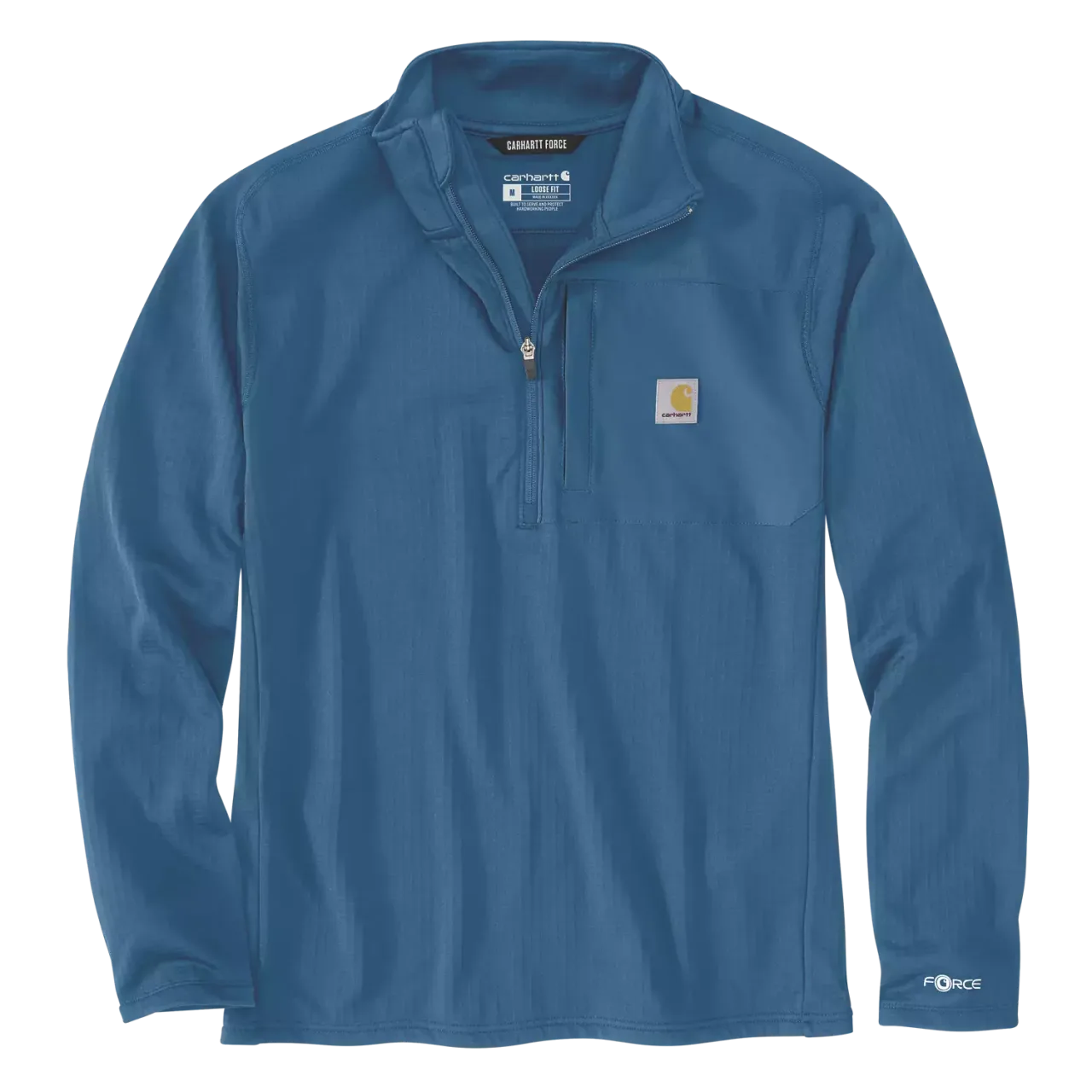 Carhartt Force™ Ironwood Relaxed 1/2 Zip Mock Neck