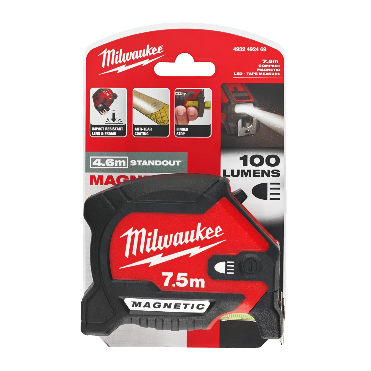 Mètre ruban magnetique LED 7,5M LED Magnetic Tape Measures
