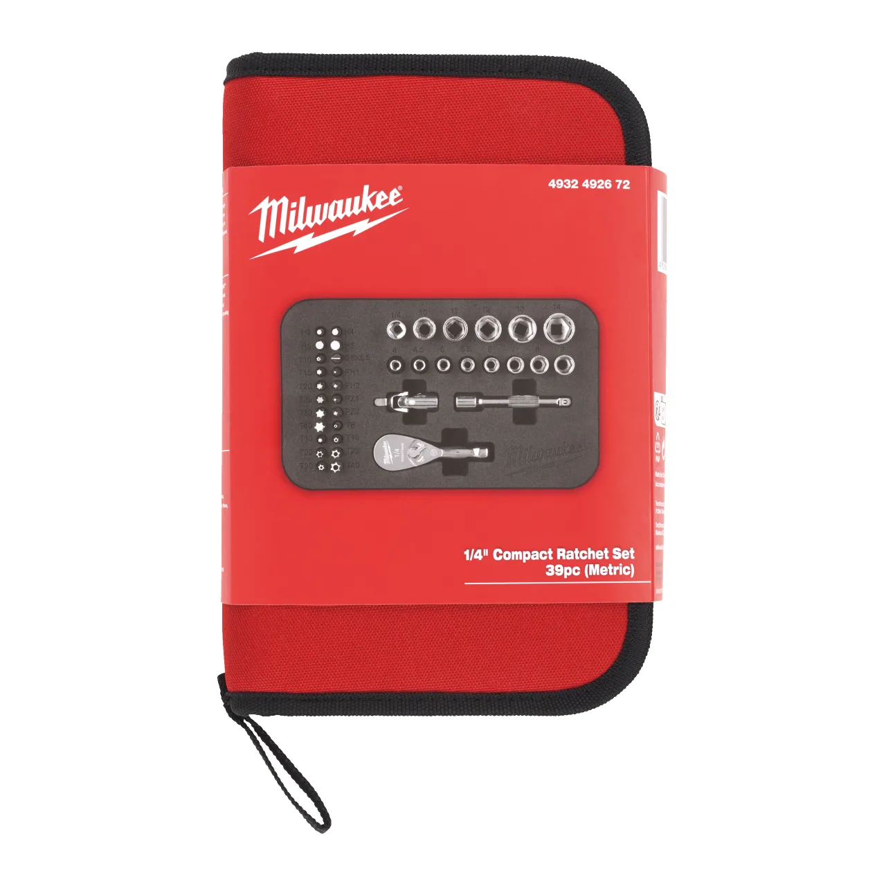 CLIQUET COMPACT ¼″ SET 39 PCS 1/4" Compact Ratchet Set