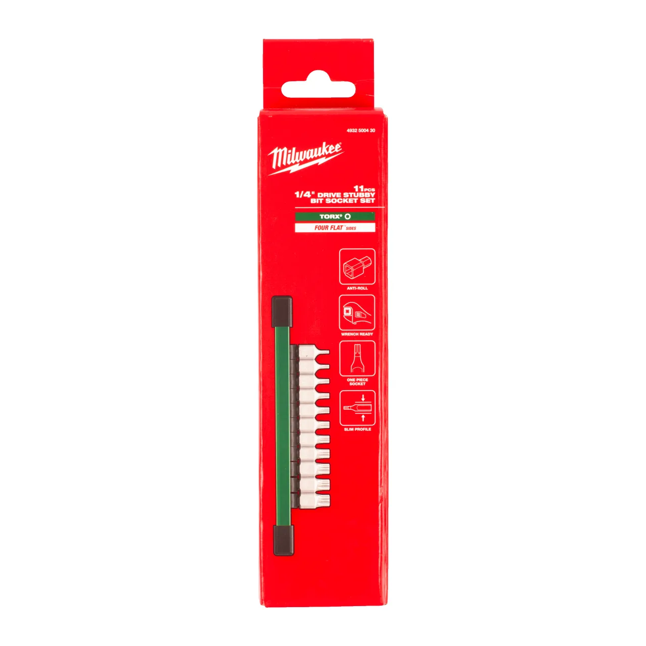 Set de 11 douilles-embouts torx 1/4 courts 1/4'' Drive Torx Stubby Bit Socket Set