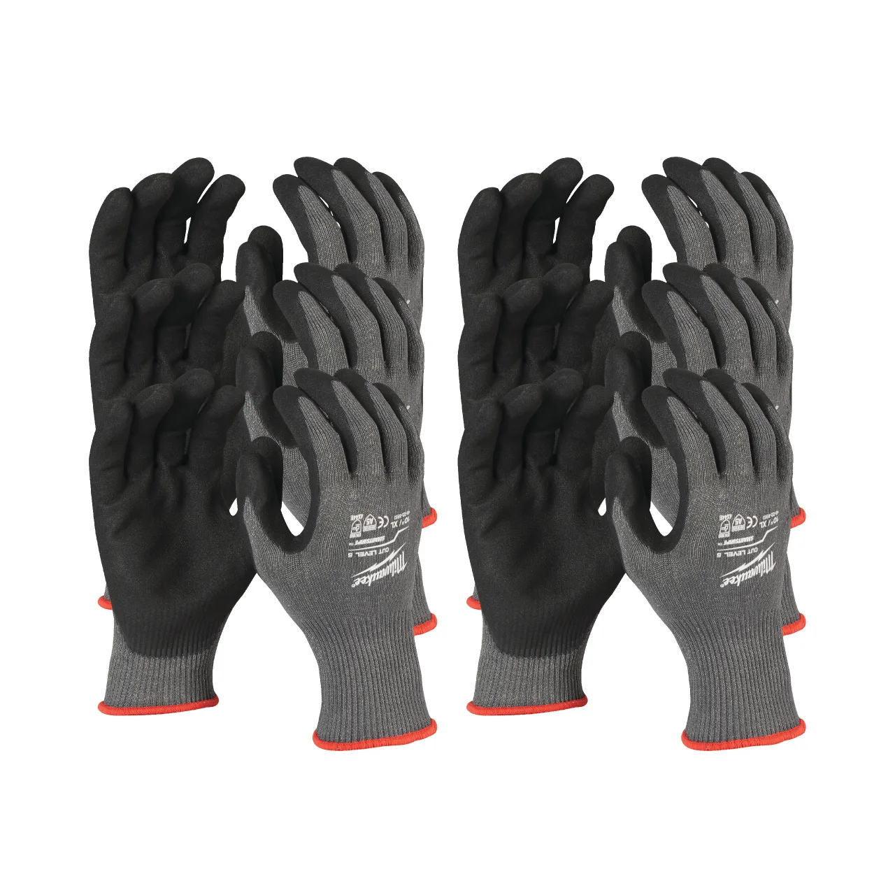 Gants anti-coupe niveau 5 - XXL/11 - Pack 12 Pcs Cut E Gloves