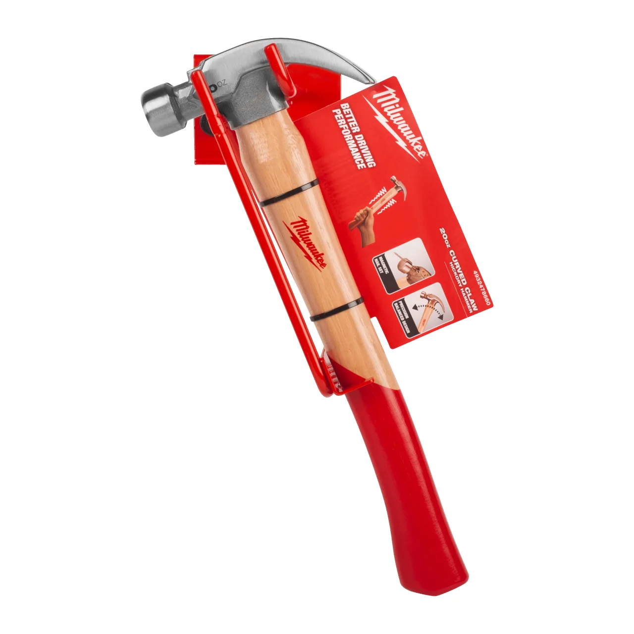 Marteau à griffes courbes en hickory de 570g Hickory Claw Hammer
