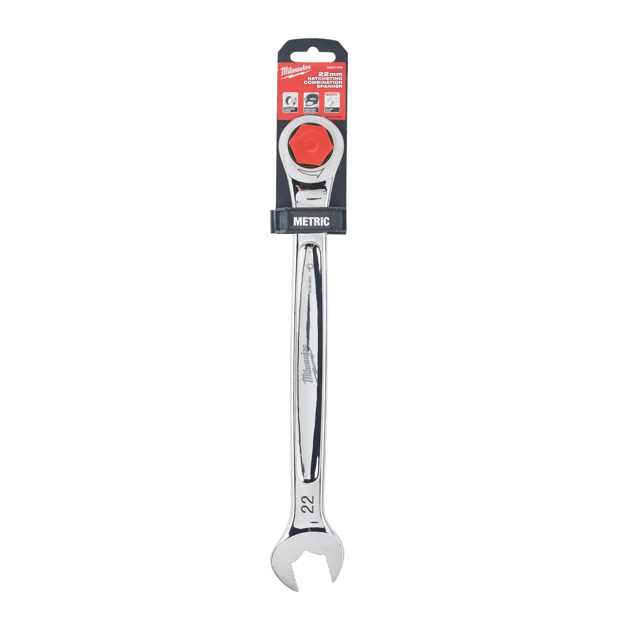 Clé à cliquet mixte Maxbite 22mm Maxbite Ratcheting Spanner