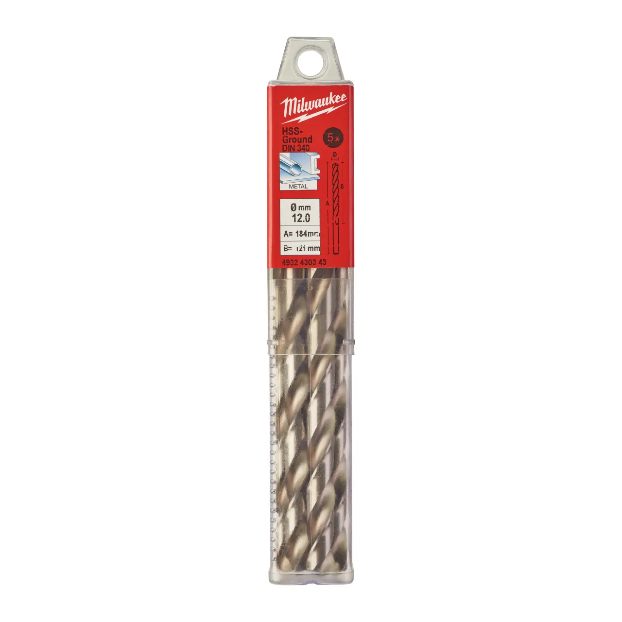 HSS-Ground Drills Long / DIN340 / 5 and 10 pack
