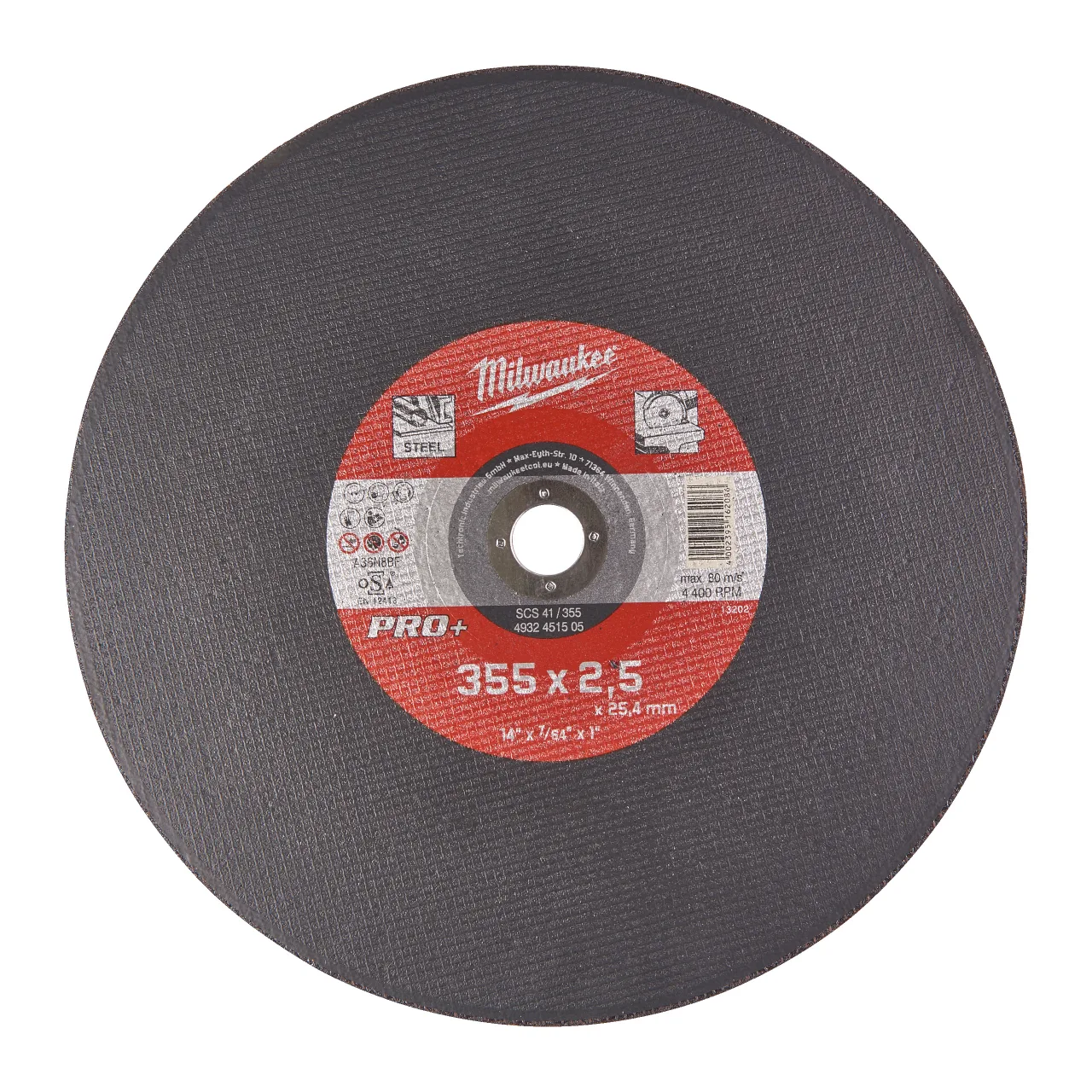 SC 41 / 355 Metal Cutting Discs for Chop Saws