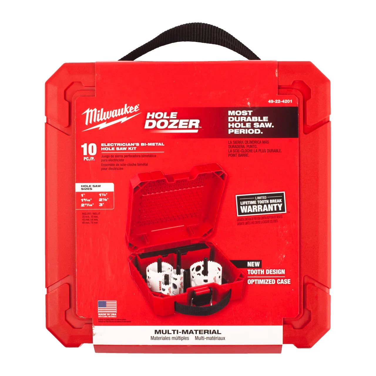 Coffret 10 pièces Hole Dozer Holesaw - sets