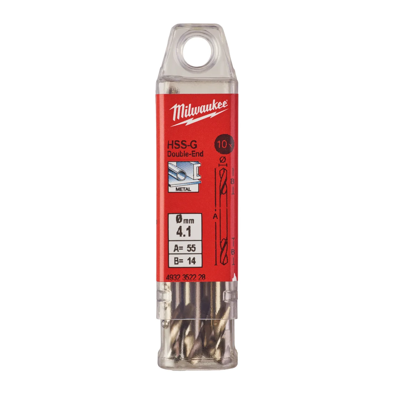 HSS-Ground Drills Double Ended / 10 pack