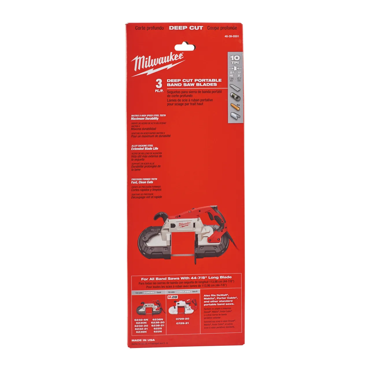 Bandsaw blade 1139.83 mm blade length