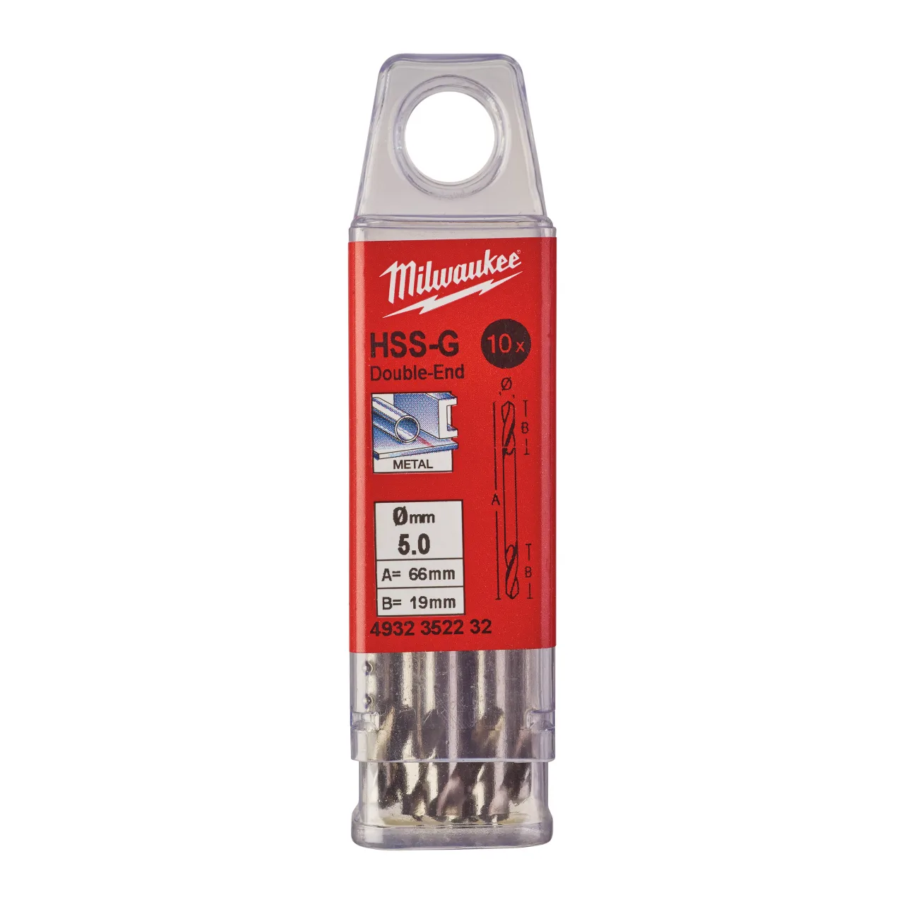 HSS-Ground Drills Double Ended / 10 pack