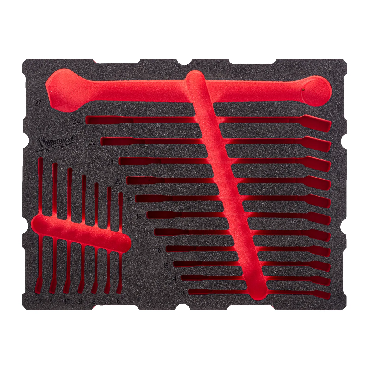MAX BITE Ratcheting Combination Spanner Set Packout Foam Insert