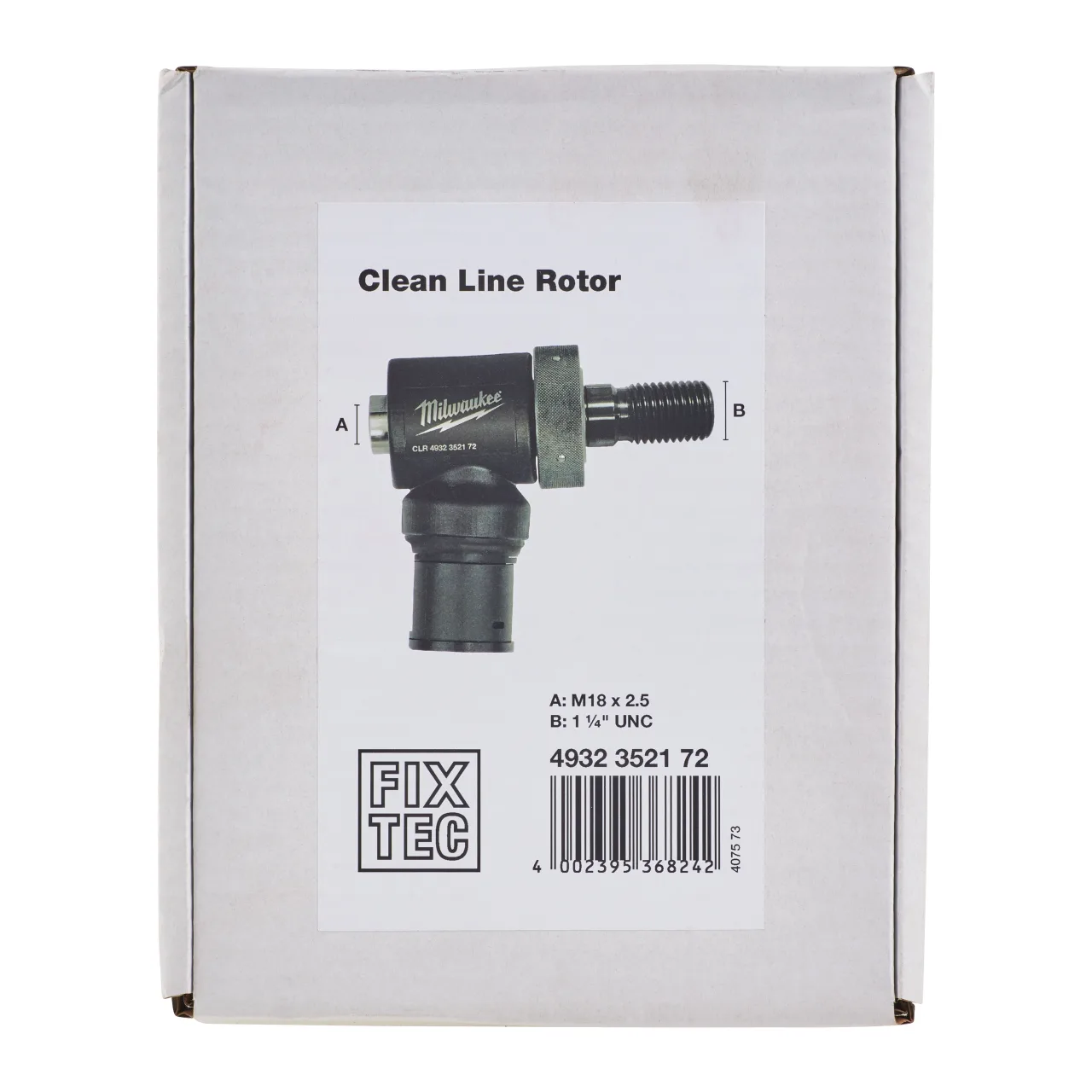 FIXTEC™ (CLR) System Attachments - Dry diamond drilling