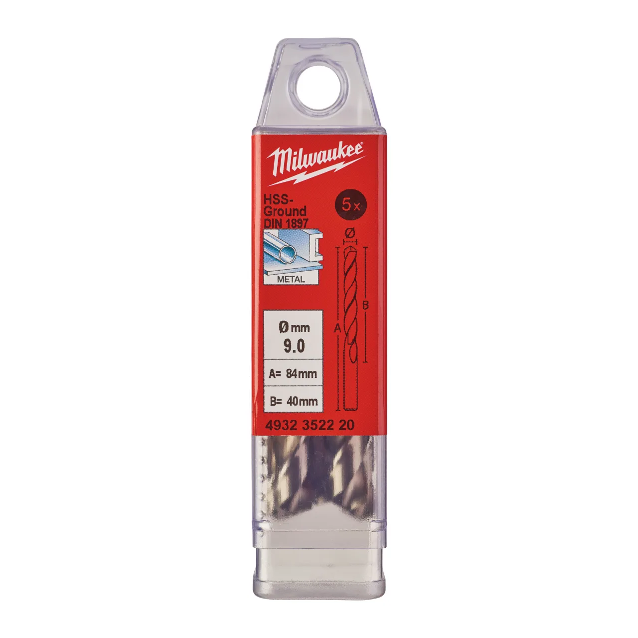 HSS-Ground Drills Short / DIN1897 / 5 and 10 pack