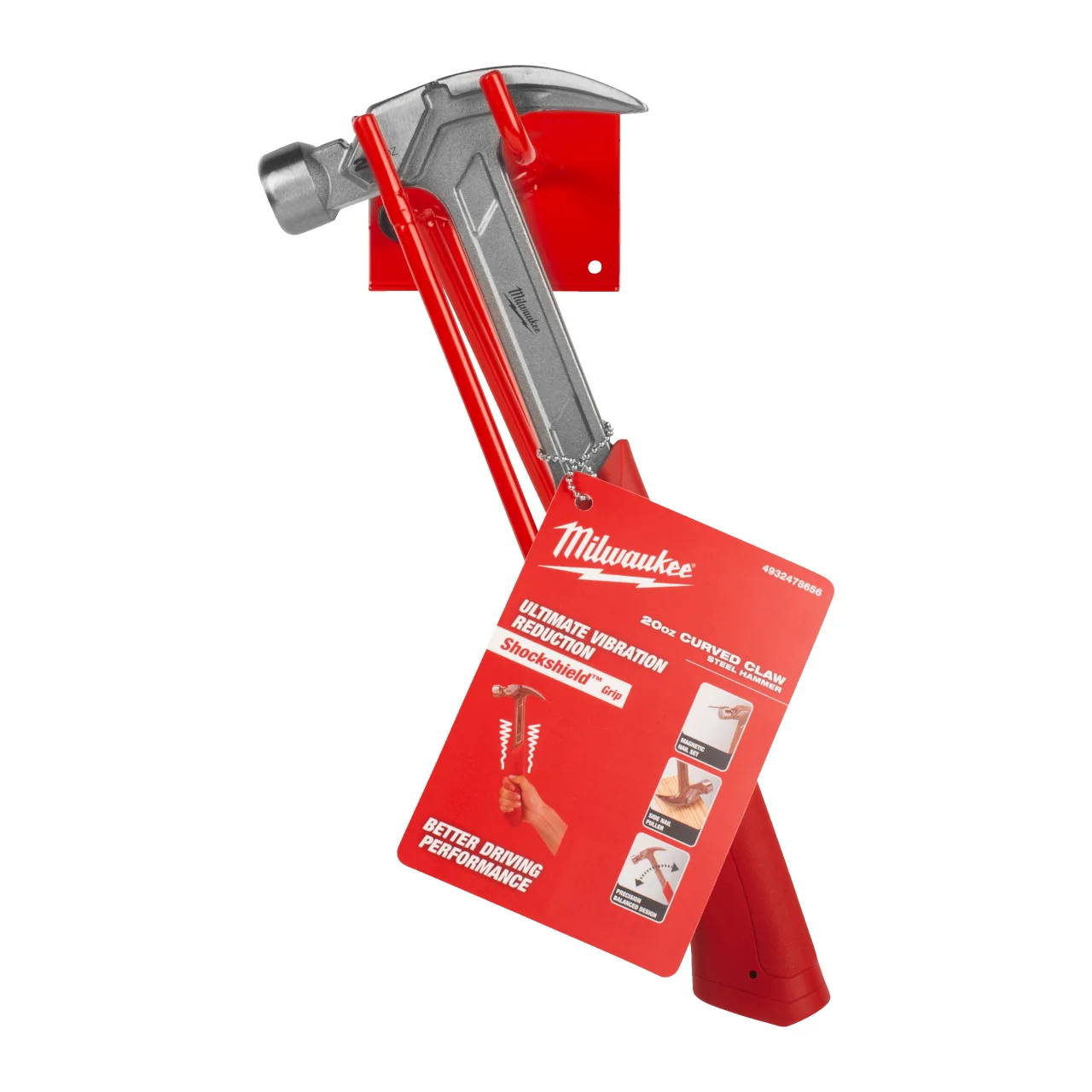 Marteau arrache-clou incurvé en acier 570g Steel Curved Claw Hammer