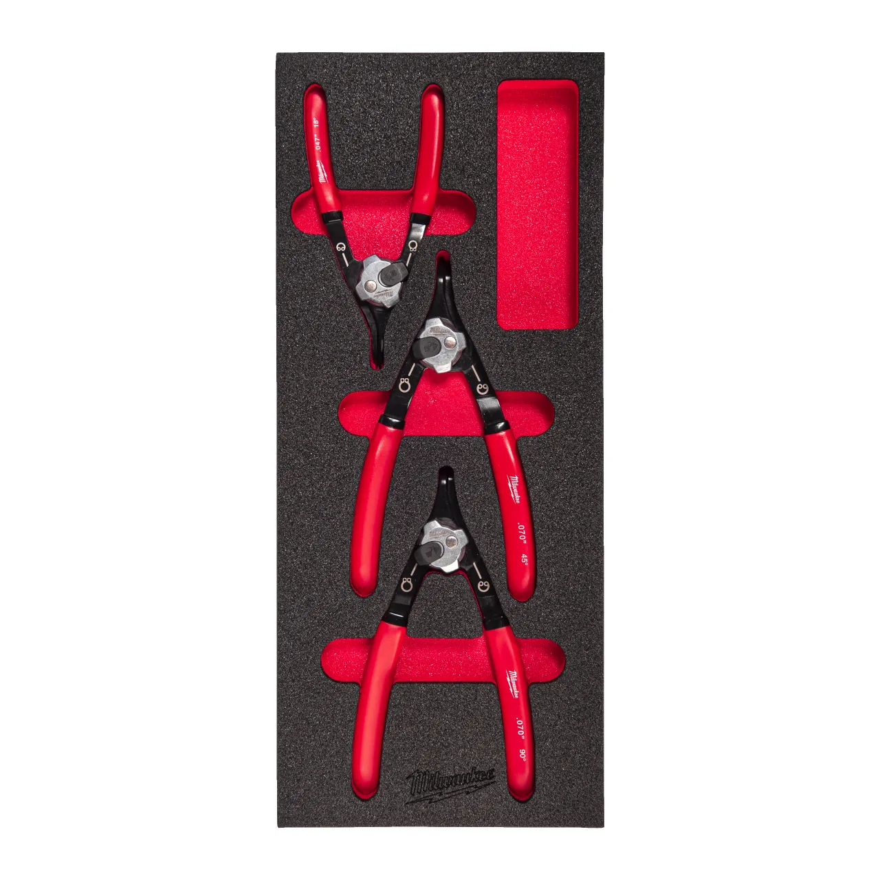 MODULE PINCE CIRCLIP 3PC Circlip Pliers Foam Insert Set