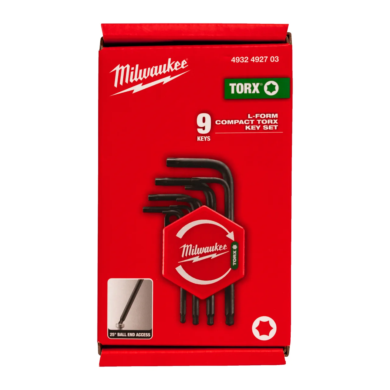 SET CLÉ TORX COMPACT EN L 9PCS Compact L-Form Torx Key Set