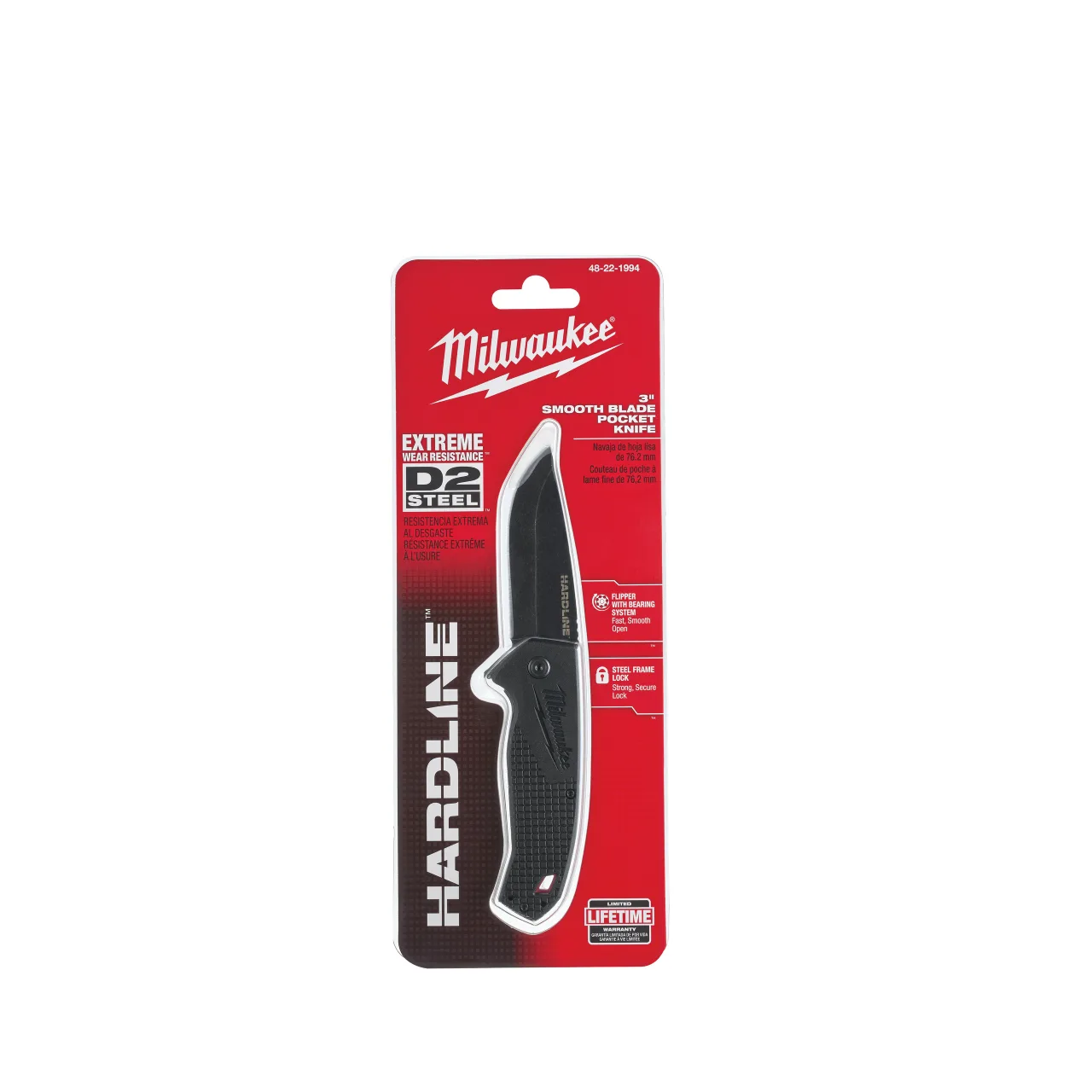 Couteau pliant HARDLINE™ Lame lisse 75mm Hardline folding knives