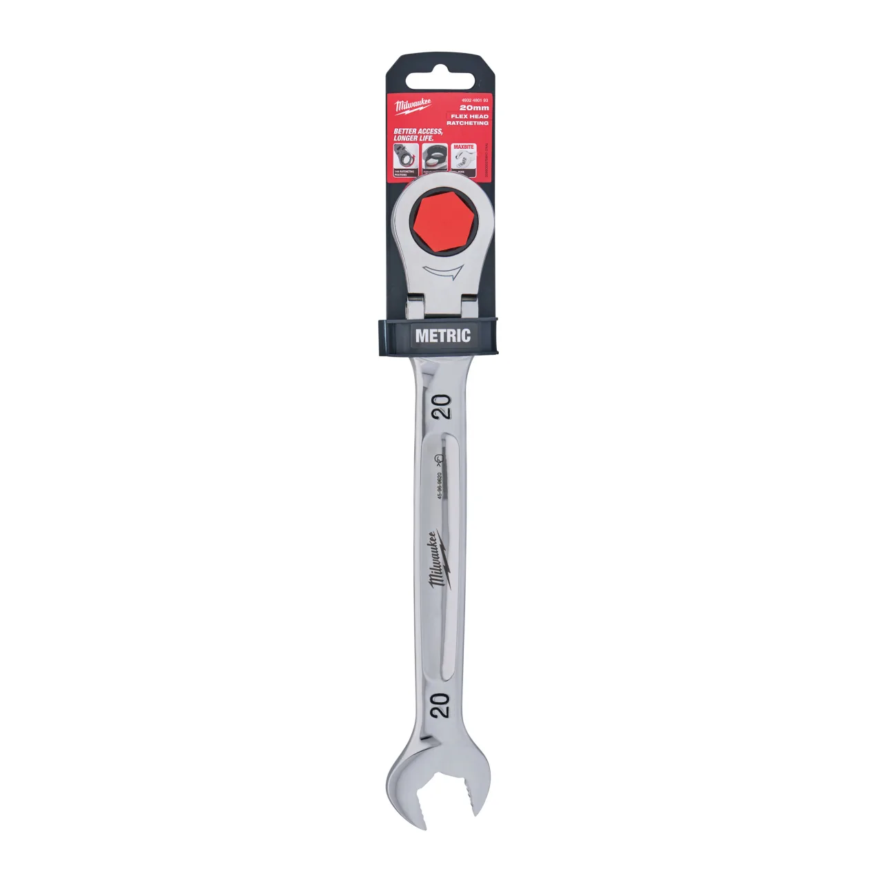 Clé mixte à cliquet à tête flexible MAX BITE™ 20 mm Maxbite Flex Head Ratcheting Spanner