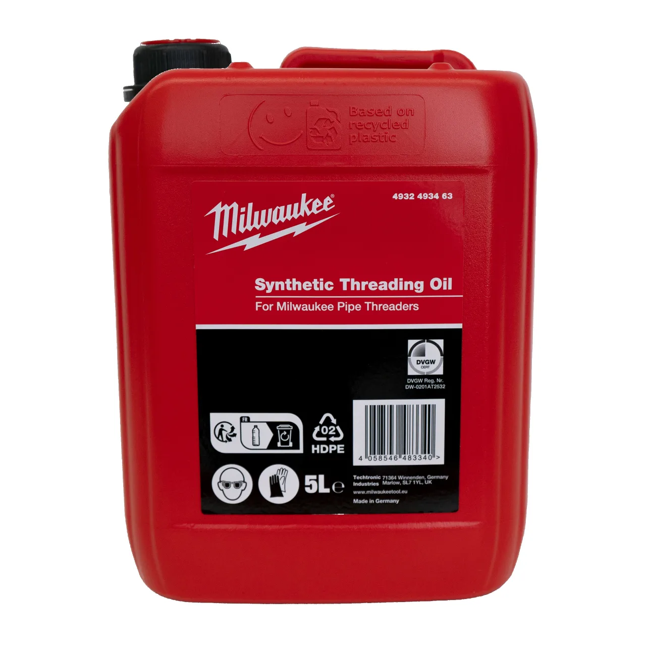 Huile synthétique de filetage, 5litres Pipe Threader Oil