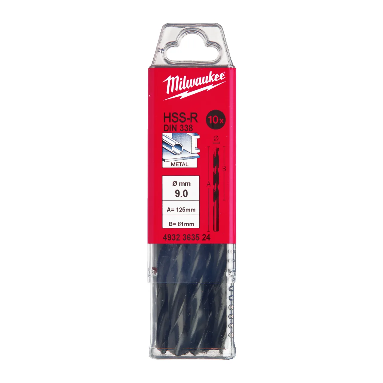HSS DIN 338 Rollforged Drill Bits With Reduced Shank