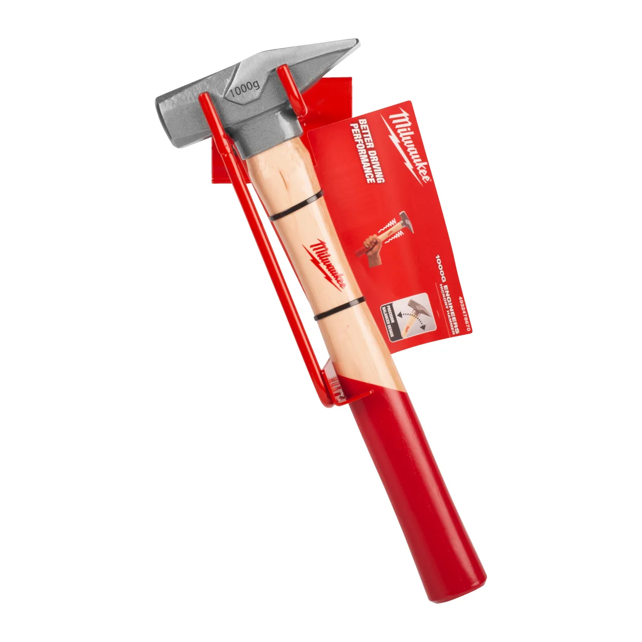 Marteau de serrurier manche bois 1000g Engineers Hammer