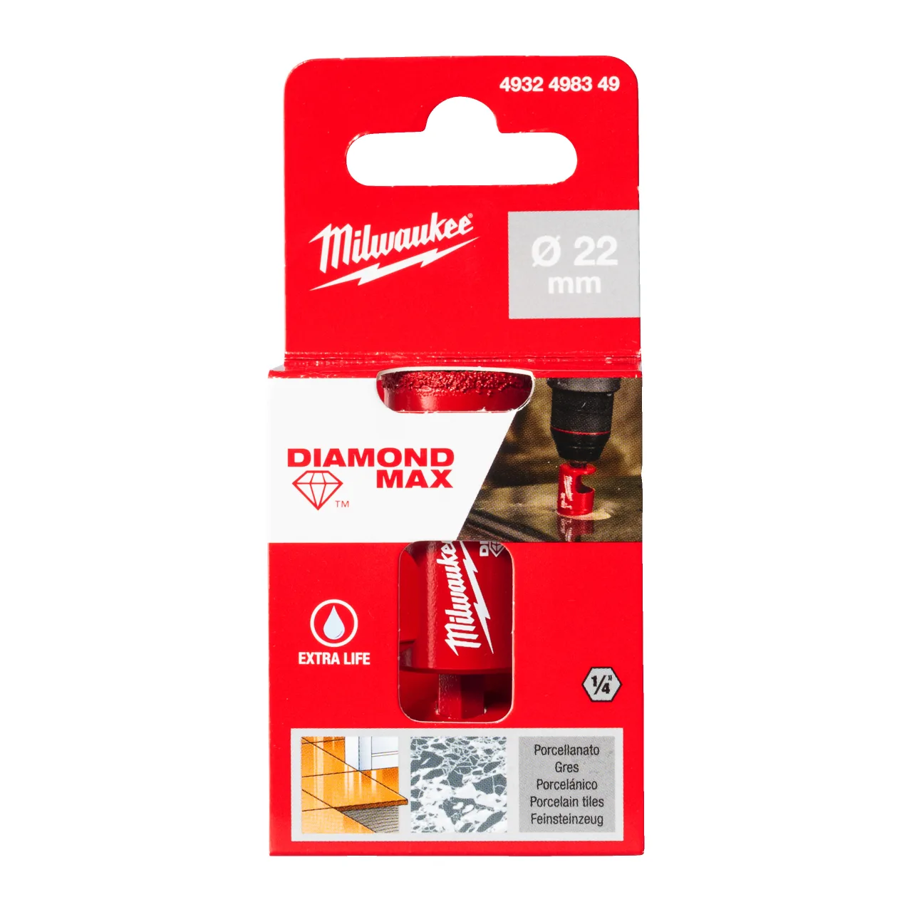FORET DIAMANT GEN III 22MM (X1) Diamond Max wet drill bits