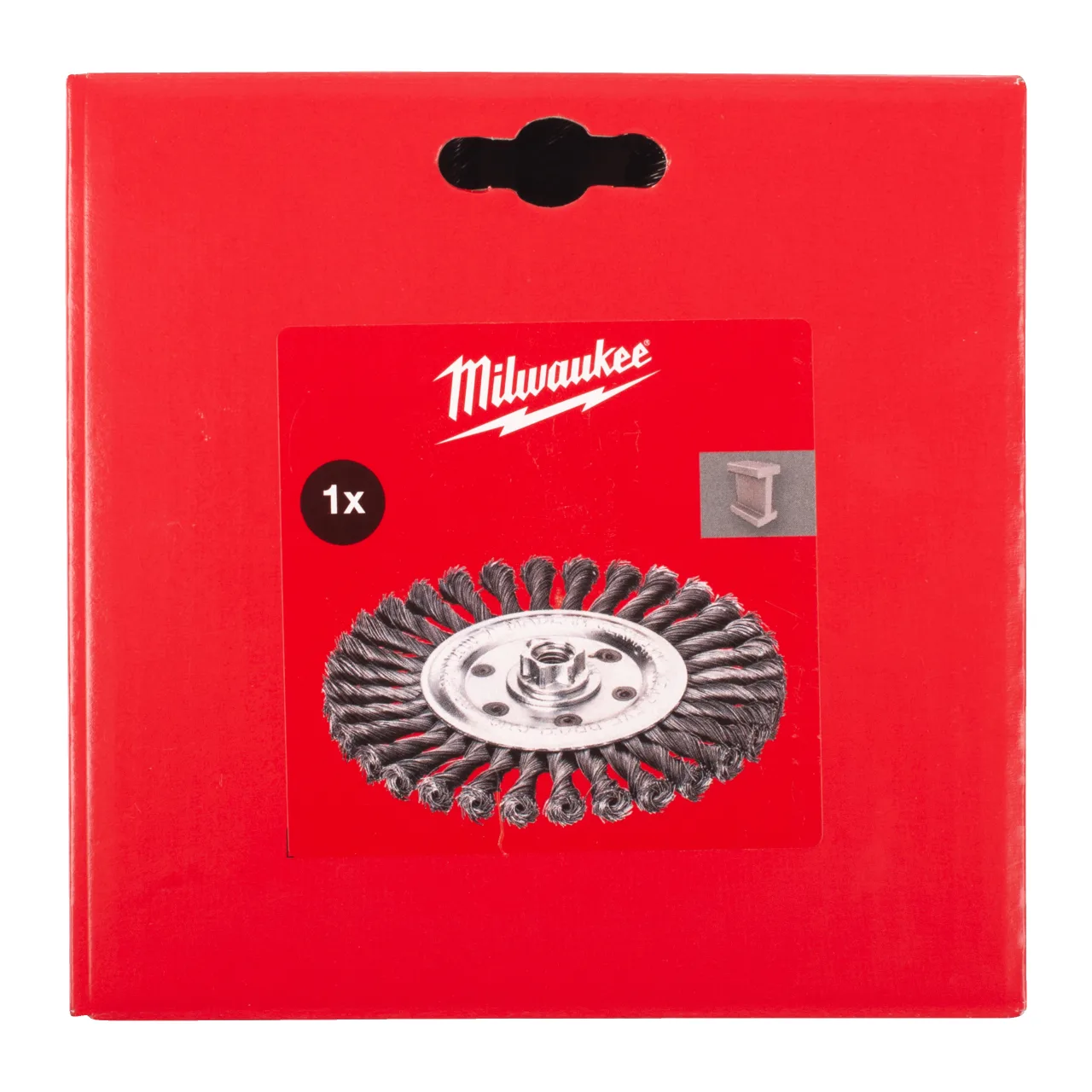 Brosse circulaire fil torsadée M14 115x14 mm en acier, fil 0,5 mm – 1 pièce. Wheel Brushes M14 Knotted Wire