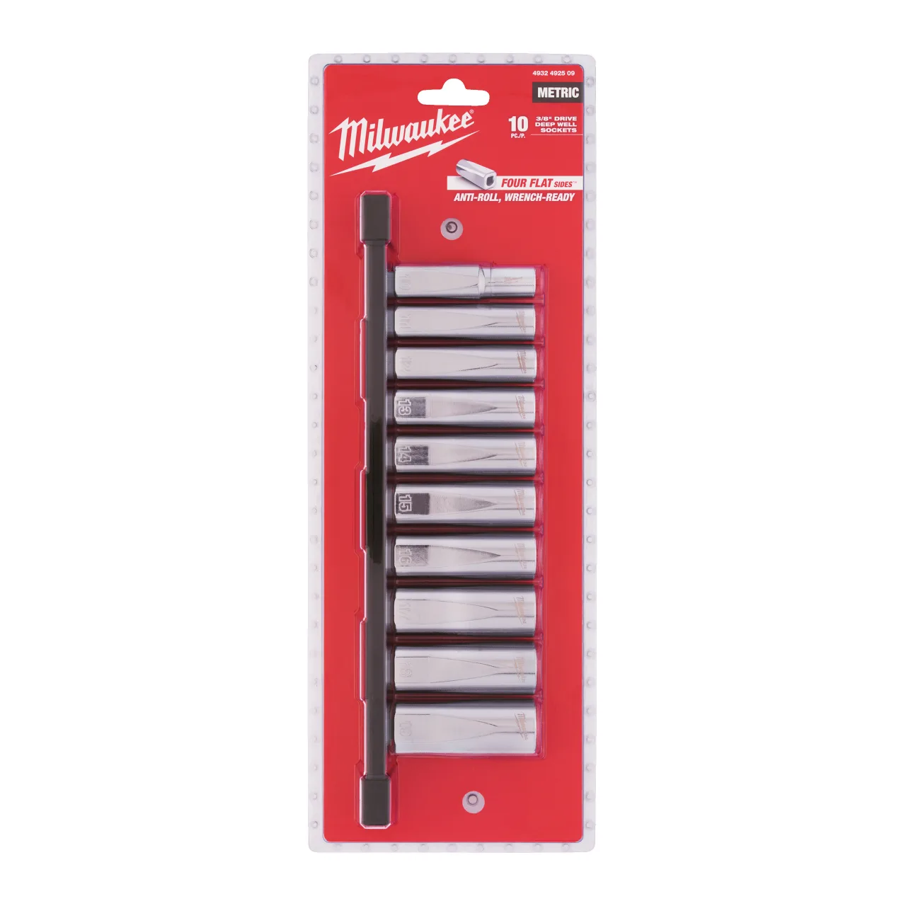 Set de douille 6 pans longue ⅜″ 10 PC 3/8" Drive Chrome Socket Sets