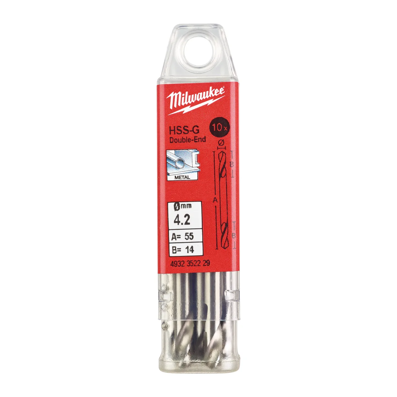 HSS-Ground Drills Double Ended / 10 pack