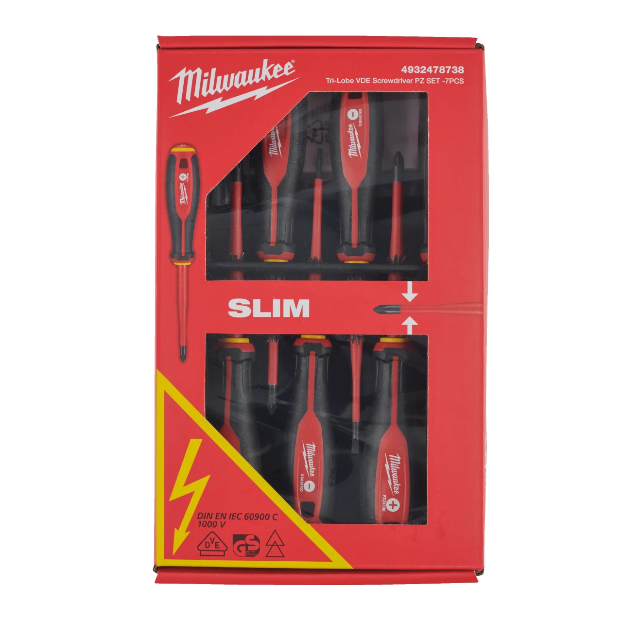 Coffret 7pcs Tournevis Tri-lobe VDE PZ Tri-Lobe VDE Screwdrivers