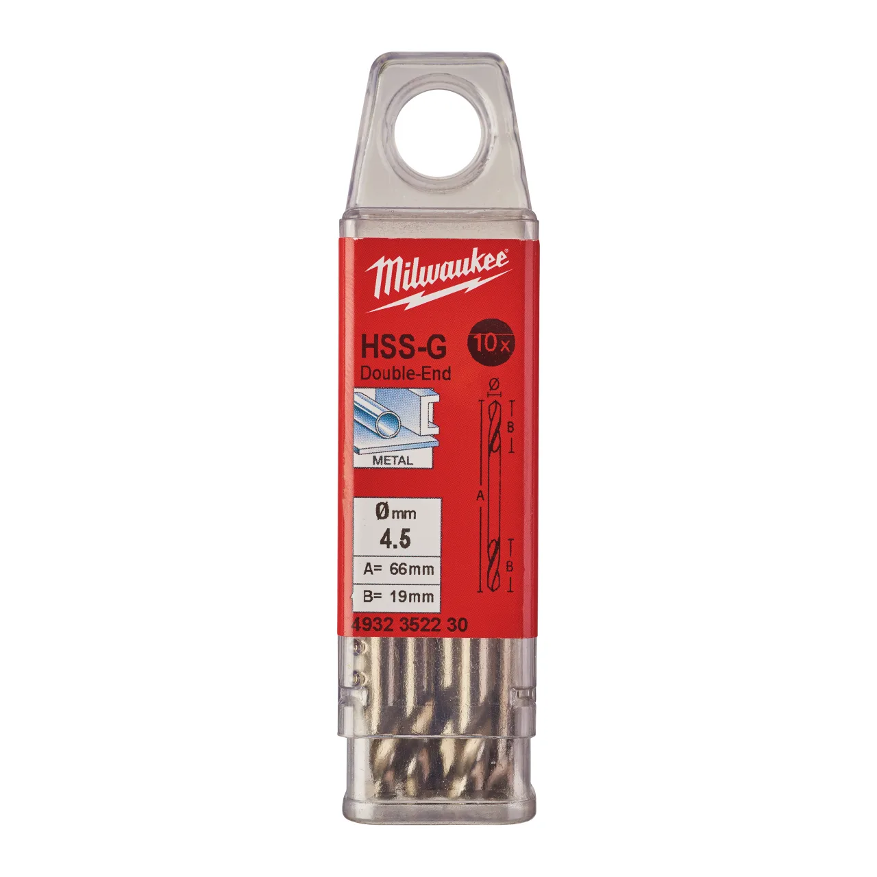 HSS-Ground Drills Double Ended / 10 pack