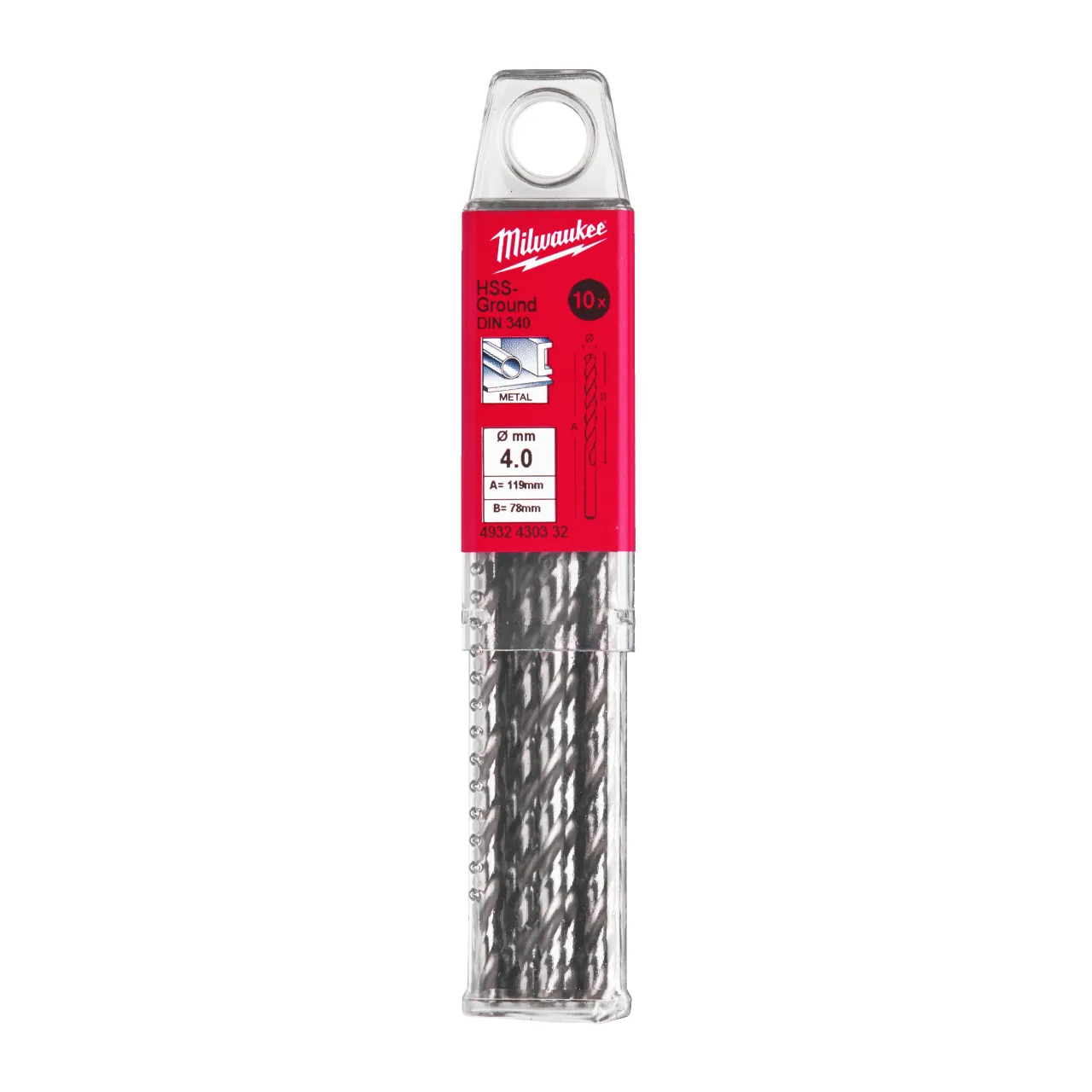 HSS-Ground Drills Long / DIN340 / 5 and 10 pack