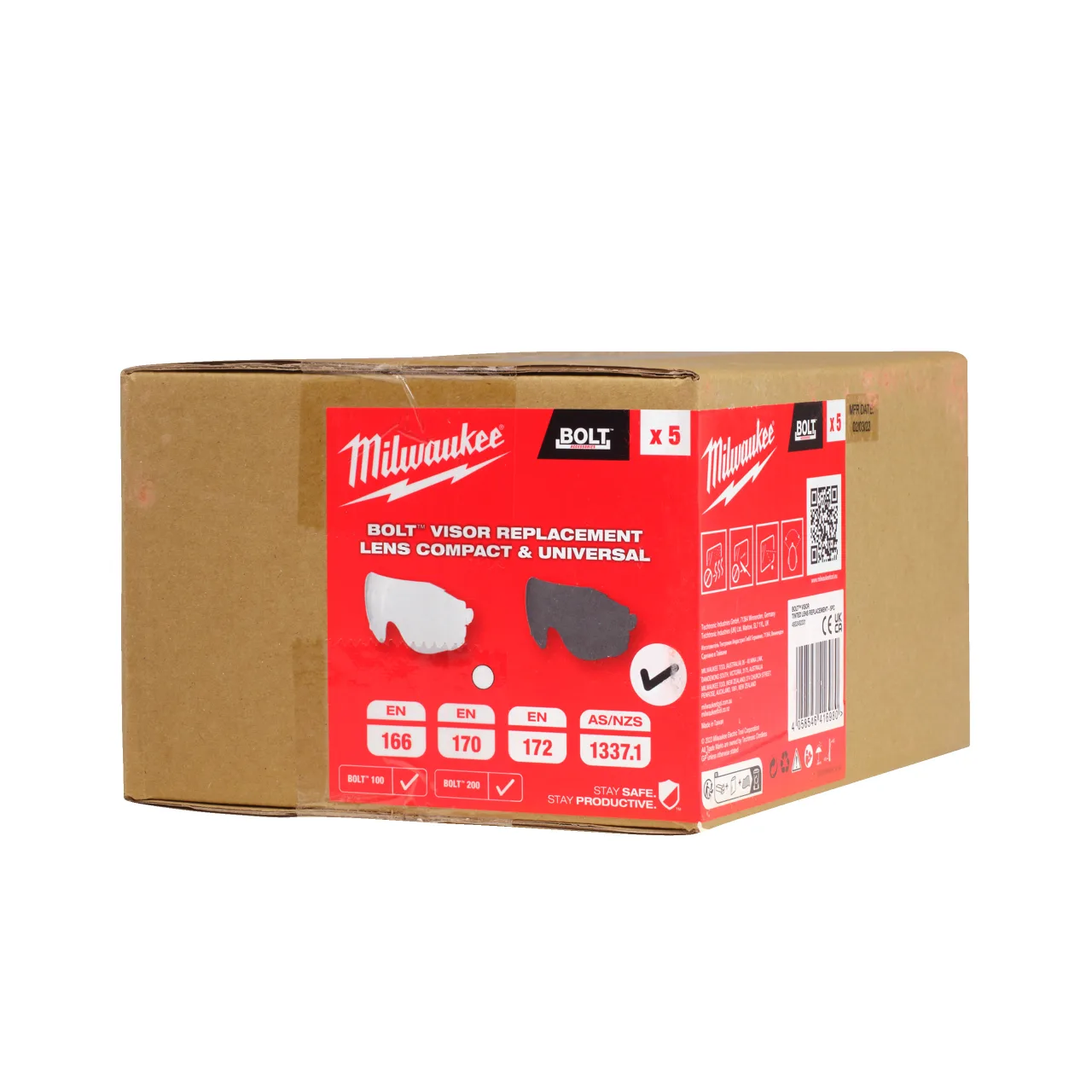Sur-lunettes teintés de remplacement BOLT™ (BOLT 100 & 200) - 5pc BOLT™ Visor