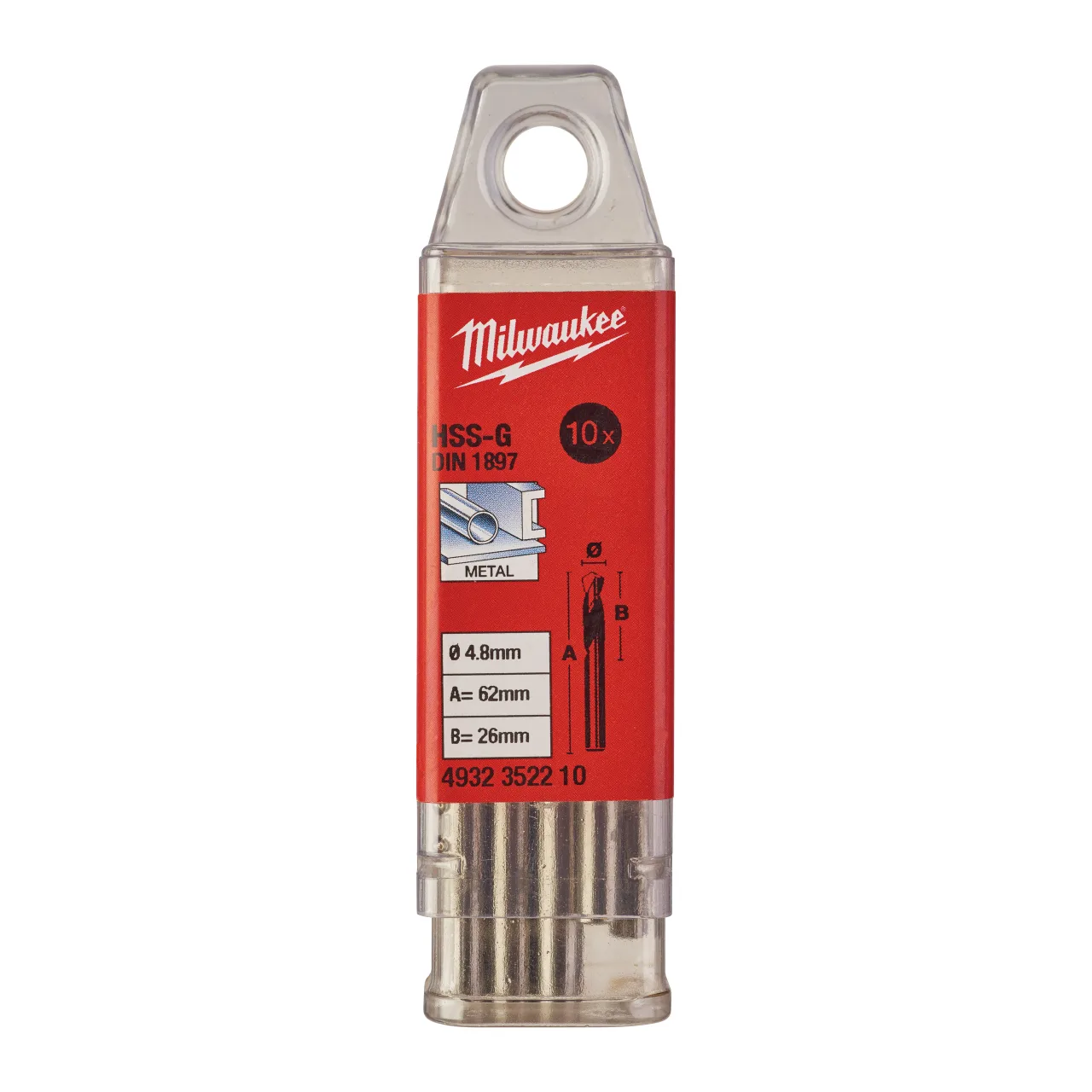 HSS-Ground Drills Short / DIN1897 / 5 and 10 pack