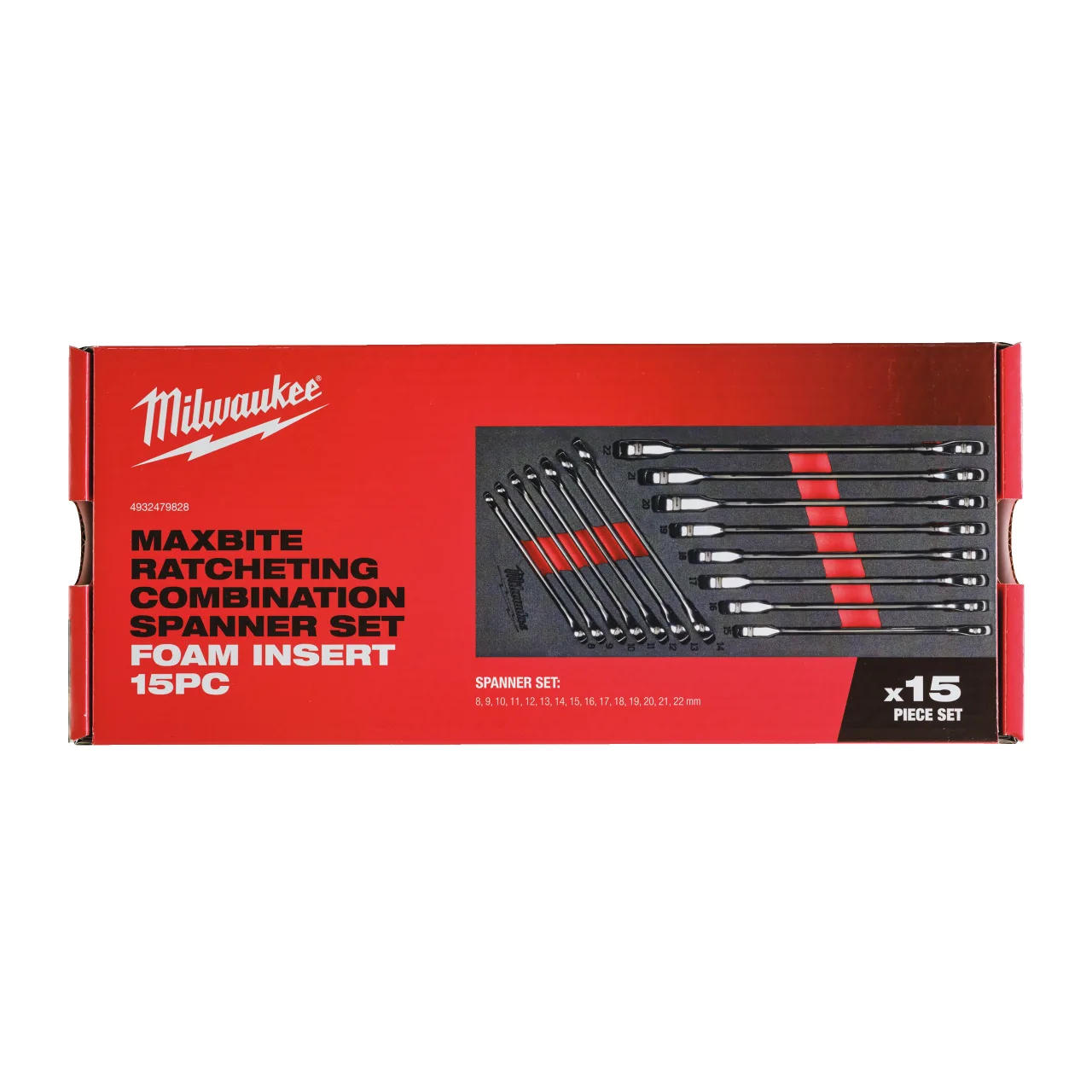 Module mousse clés à cliquet MAX BITE™ Maxbite Ratcheting Combination Spanner Set Foam Insert
