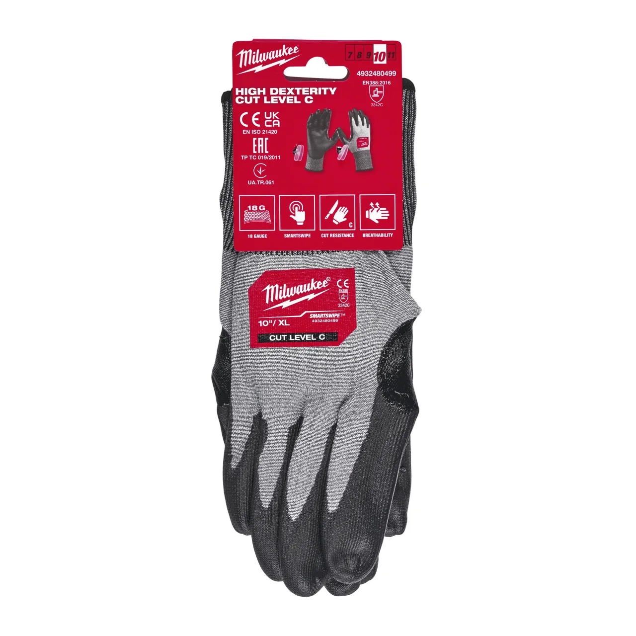 Gants Hi-Dex anti-coupure D - 10/XL- 1pc Hi-Dex Cut D Gloves
