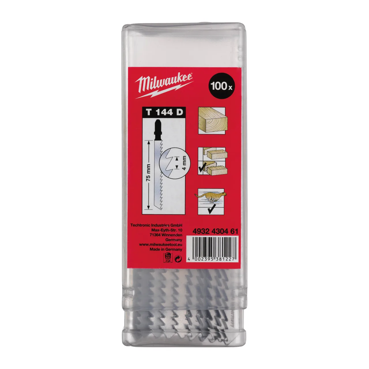 Wood: Fast cut blades