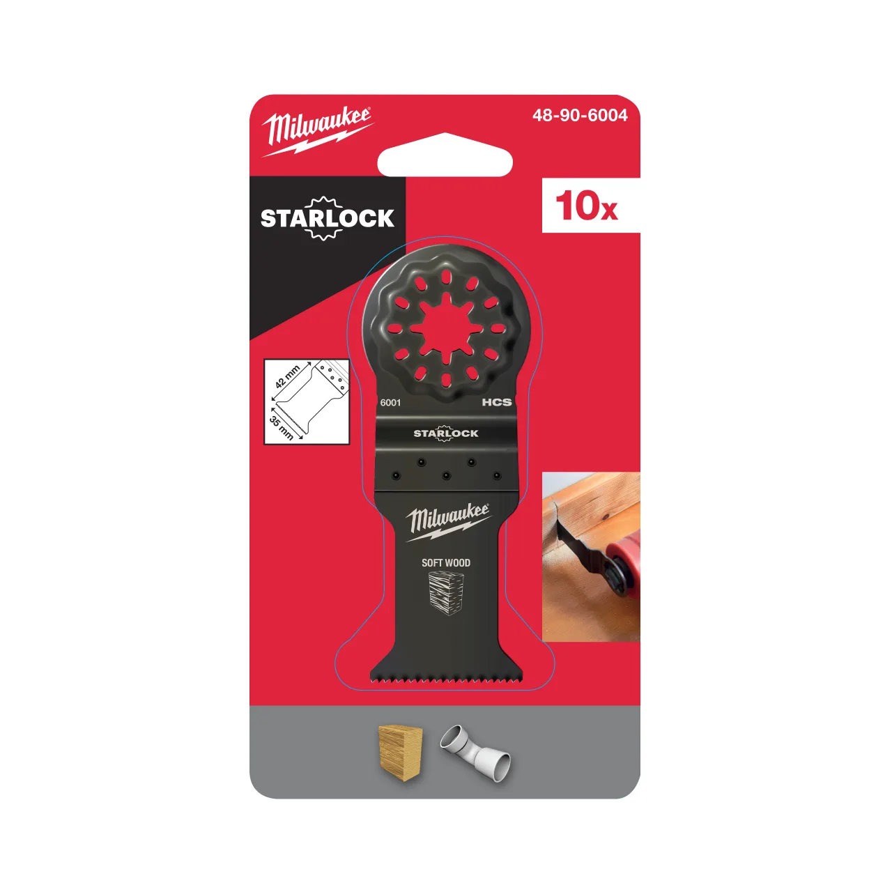 Lame coupe plongeante Bois 35mm Multi-tool accessories -Starlock wood blades