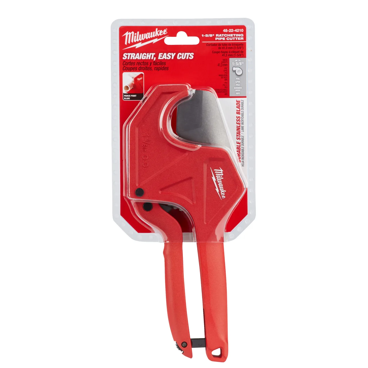 Coupe tube PVC à cliquet 42 mm Ratcheting PVC Cutter