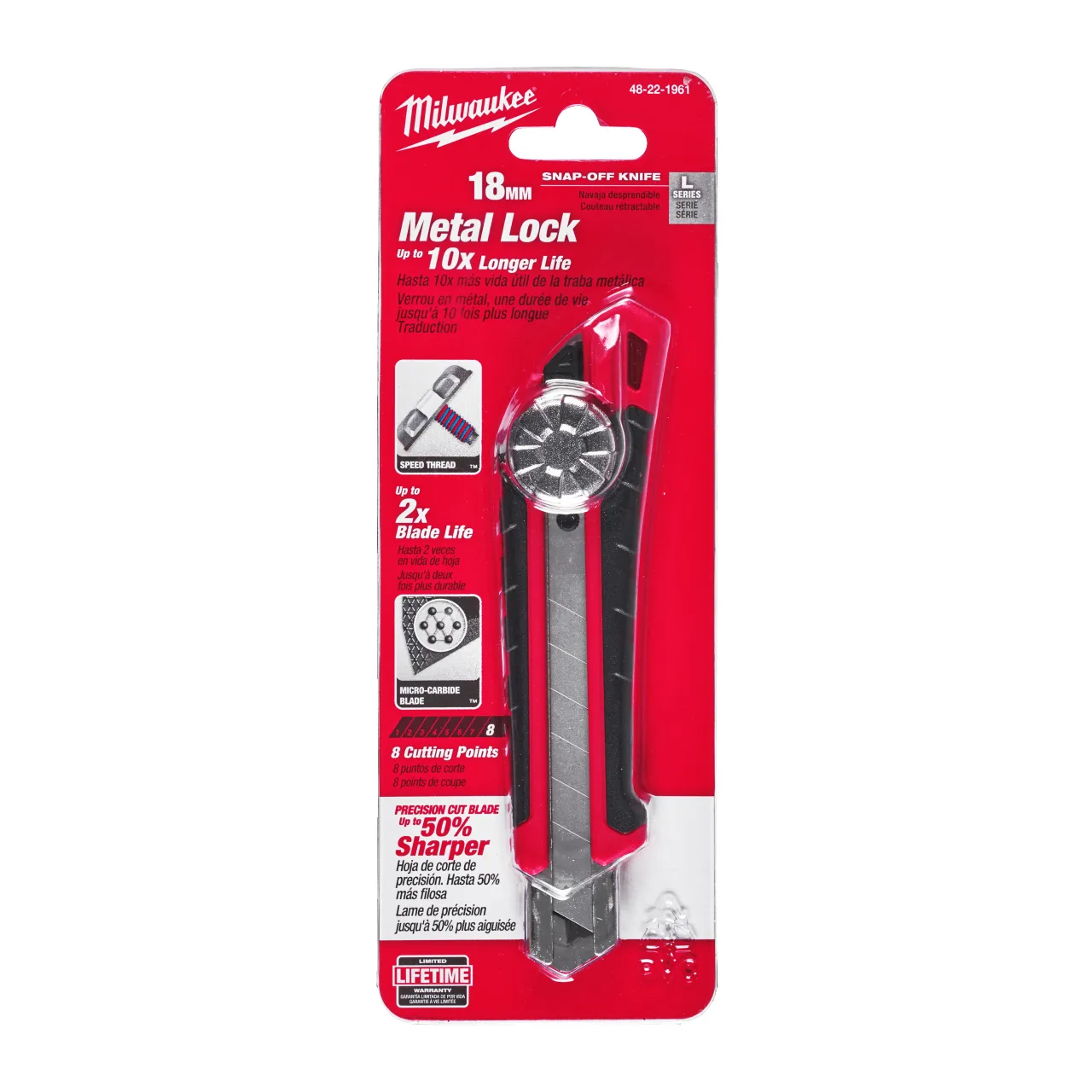 Cutter à lames sécables 18 mm Snap knives