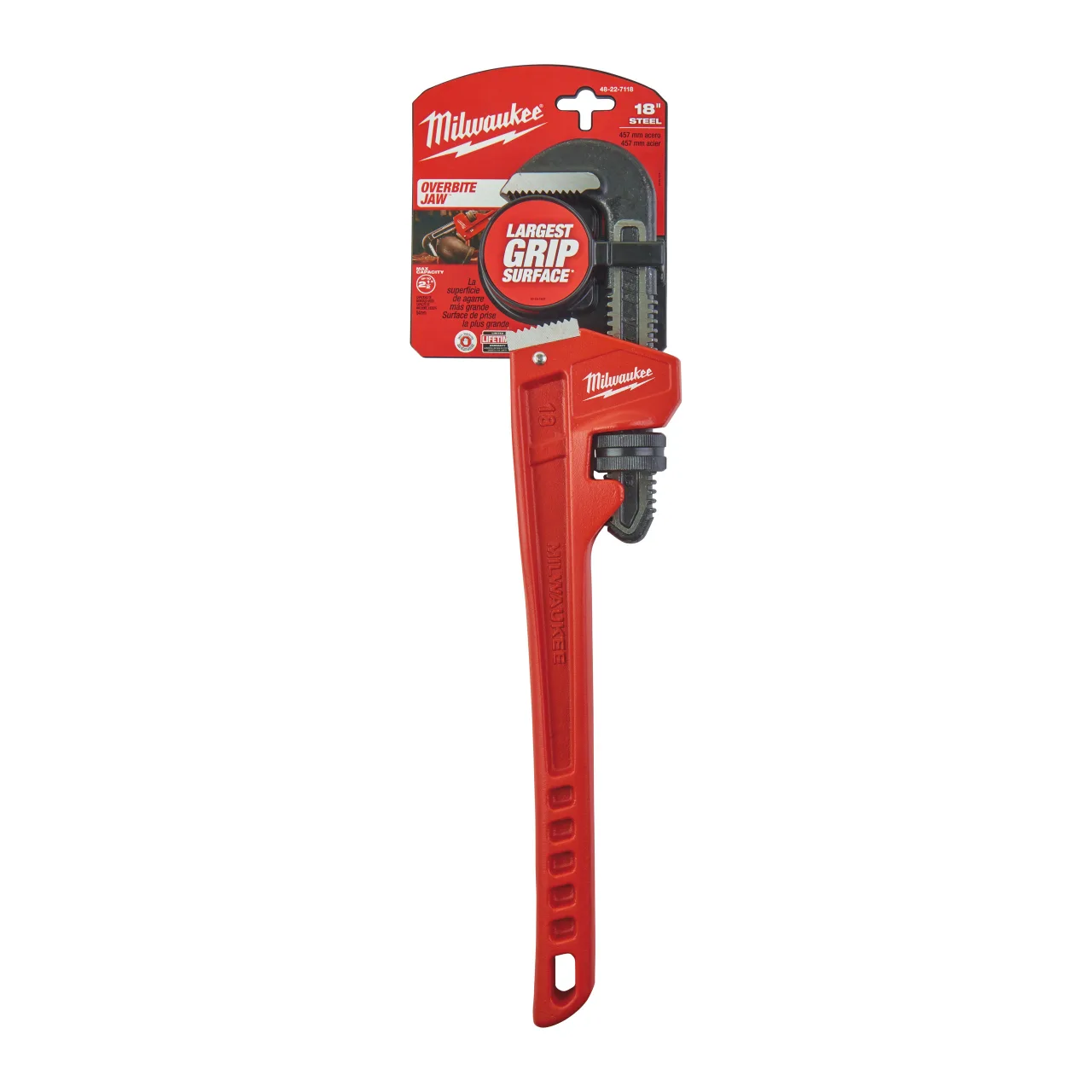 Clé serre-tube acier 450 mm Pipe wrenches