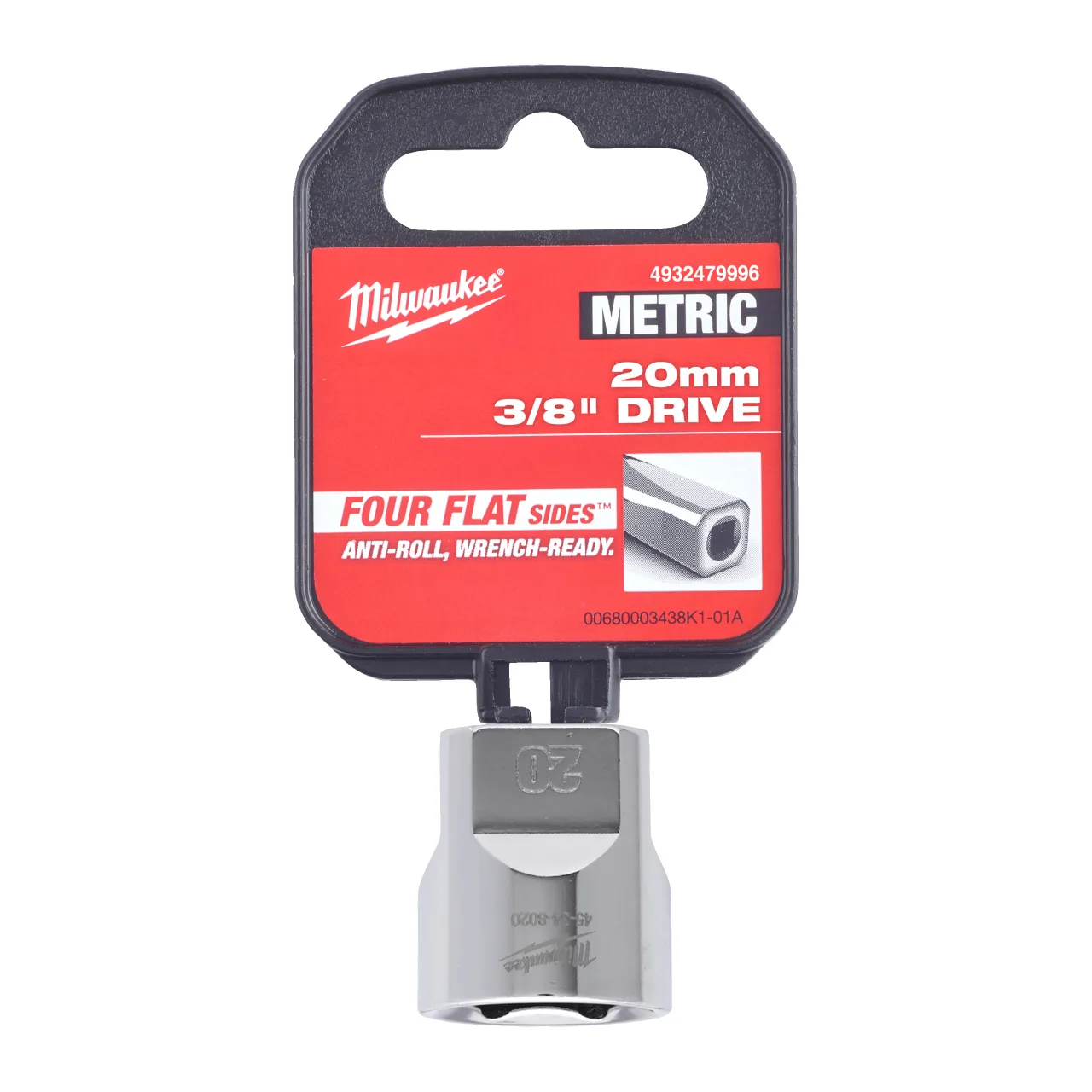 Douille à cliquet 3/8˝ - 20 mm 3/8 Drive Sockets
