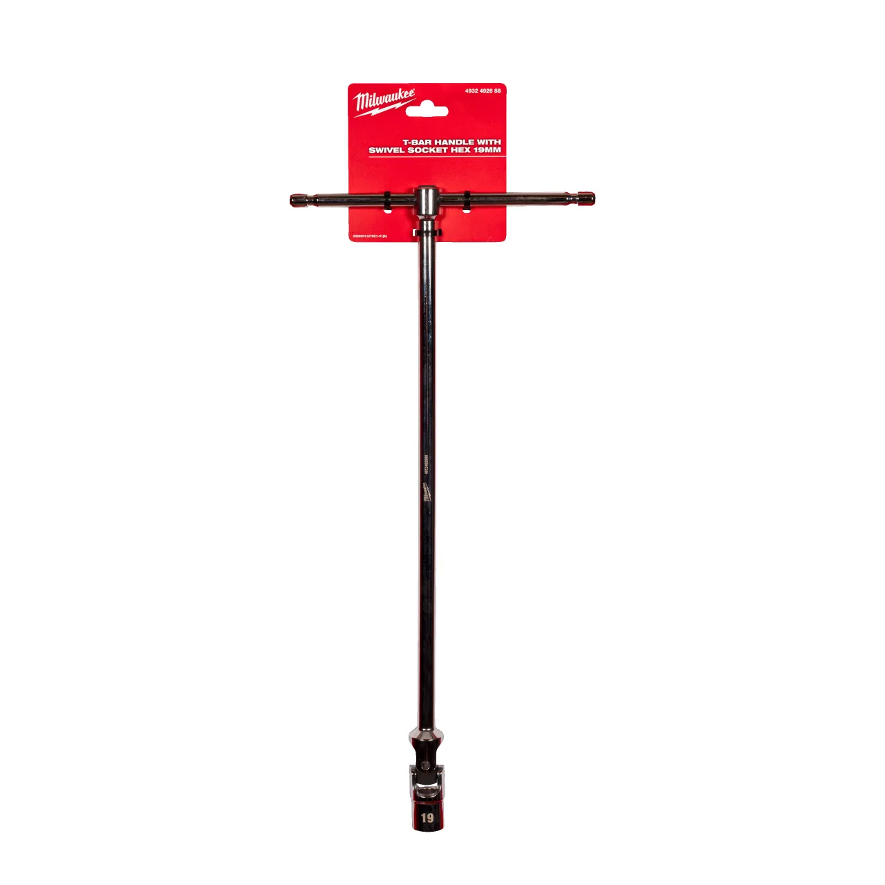 Clé en T avec douille pivotante 19mm T-bar handle with swivel socket Hex