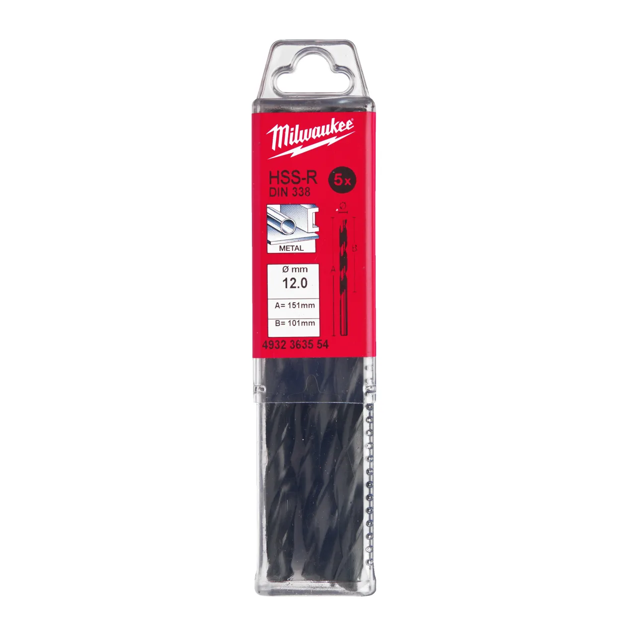 HSS DIN 338 Rollforged Drill Bits With Reduced Shank